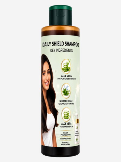 Shampoo with Aloe Vera, Tea Tree Oil, Neem, Biotin & Argan Oil
