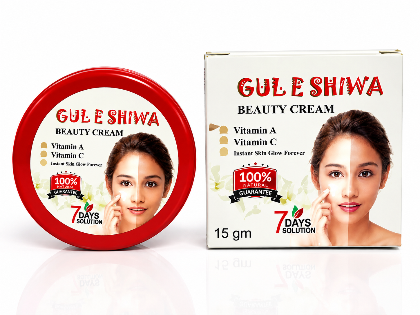 Gul-e-Shiva Beauty Cream – Vitamin A & C, 15g - Image 2